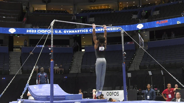 Robert Banks - High Bar - 2022 OOFOS Championships - Jr Men Day 2