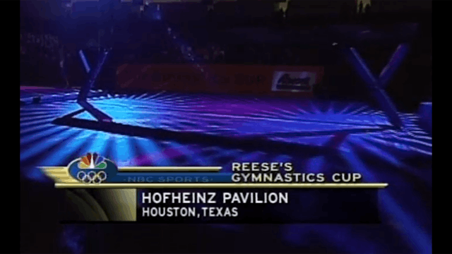 2001 Reese's Gymnastics Cup Broadcast