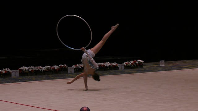 Leah Terry - Hoop - 2022 Rhythmic Inv...