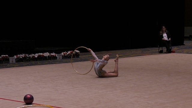 Aleksia Khilkevich - Hoop - 2022 Rhythmic Invitational - Junior 2009