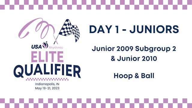 2023 Elite Qualifier - Junior 2009 Group 2 & Junior 2010 Hoop & Ball