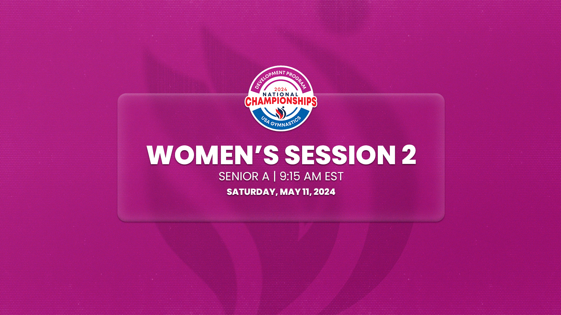 Session 2 Senior A - 2024 Women's Development National Championships