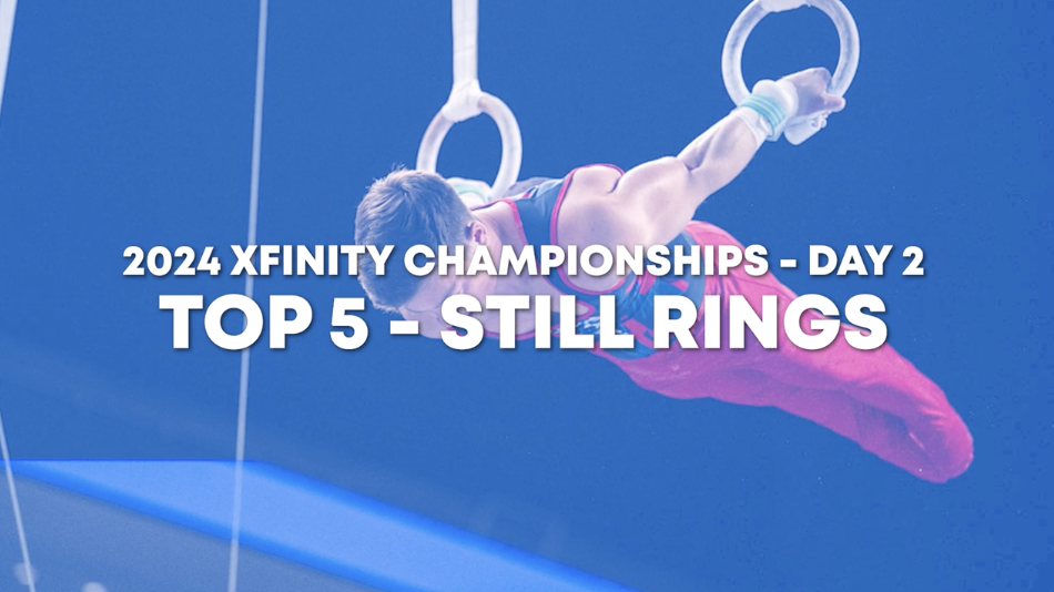 Top 5 Routines - Still Rings - Senior Men Day 2 - 2024 Xfinity US Championships