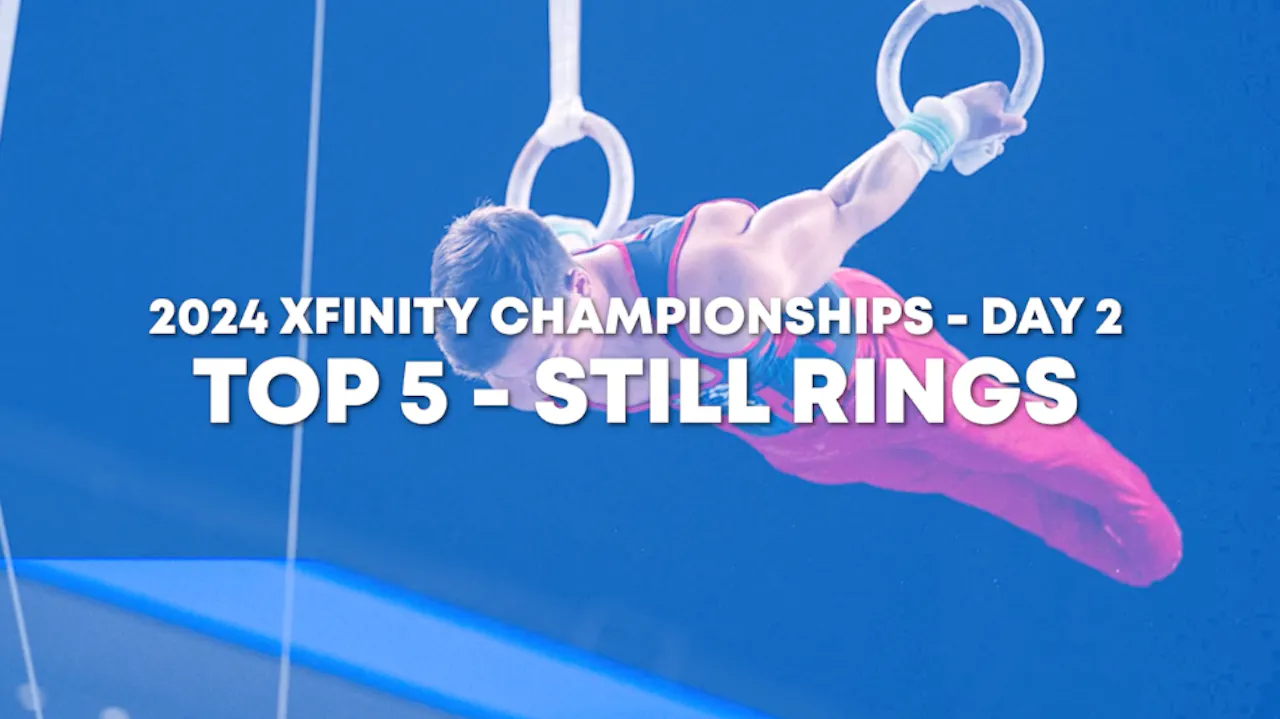 Top 5 Routines - Still Rings - Senior Men Day 2 - 2024 Xfinity US ...