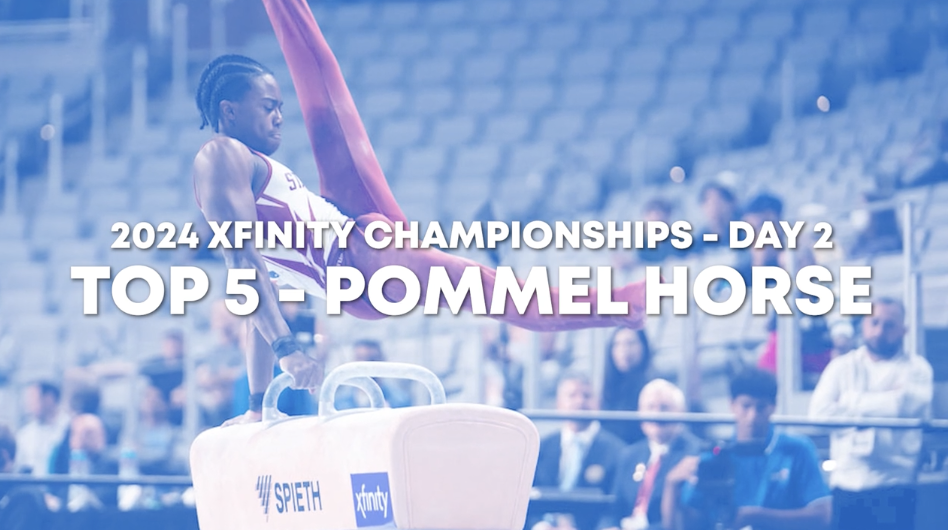 Top 5 Routines - Pommel Horse - Senior Men Day 2 - 2024 Xfinity US Championships