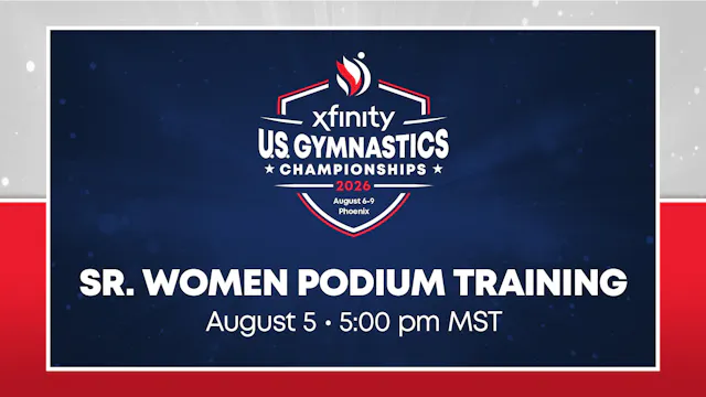 Sr. Women Podium Training - 2026 Xfinity U.S. Championships