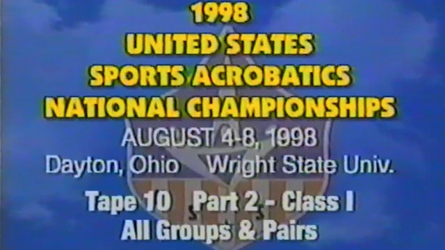 All Pairs & Groups - Part 2 - 1998 U.S.S.A. Championships
