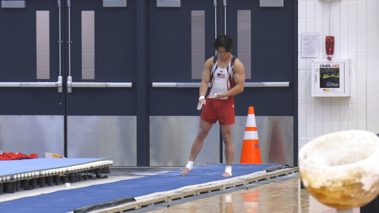 Asher Hong Vault 2022 Men's World Team Selection Camp Day 1 FlipNow
