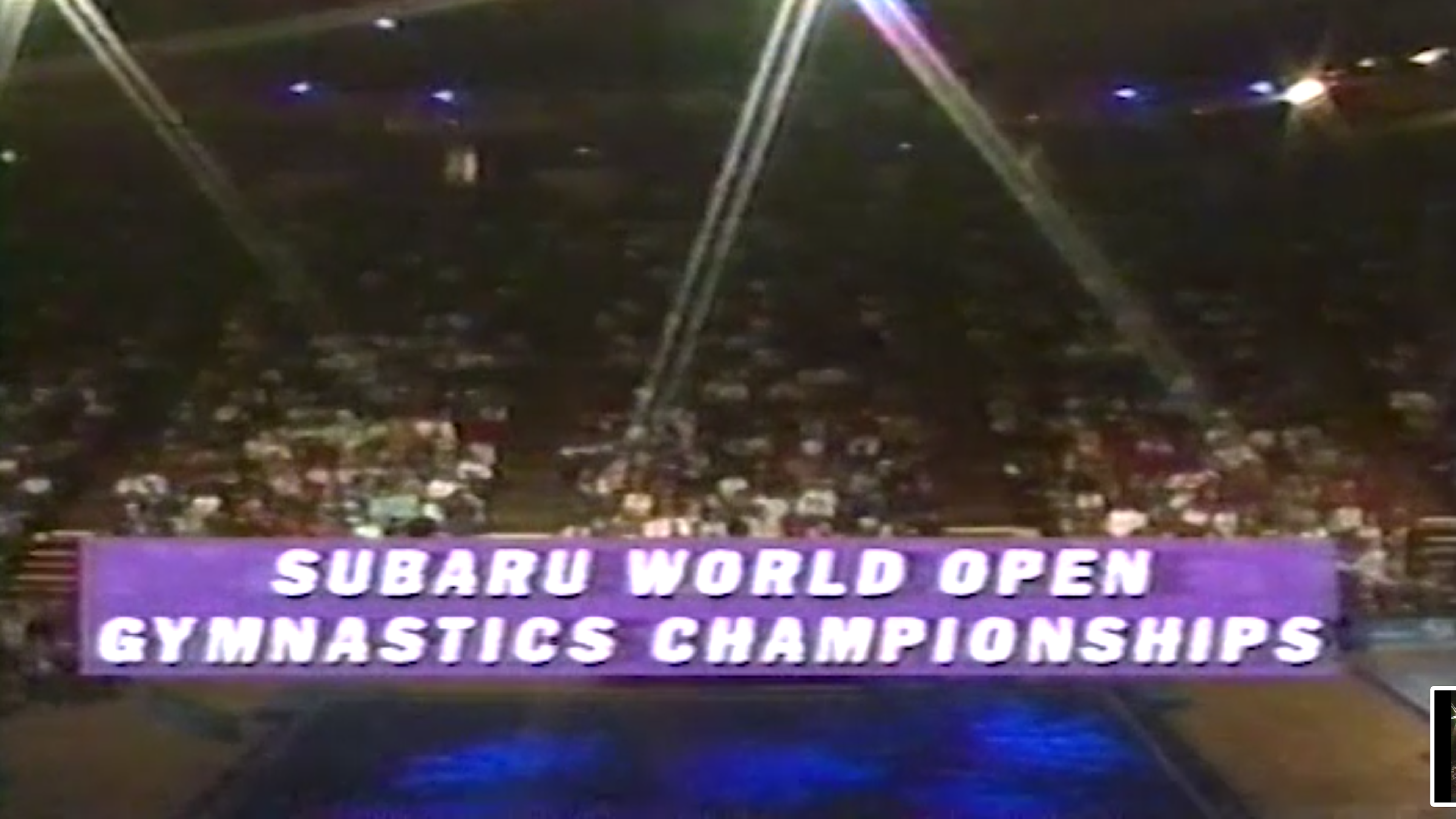1993 Subaru World Open Gymnastics Championships Broadcast