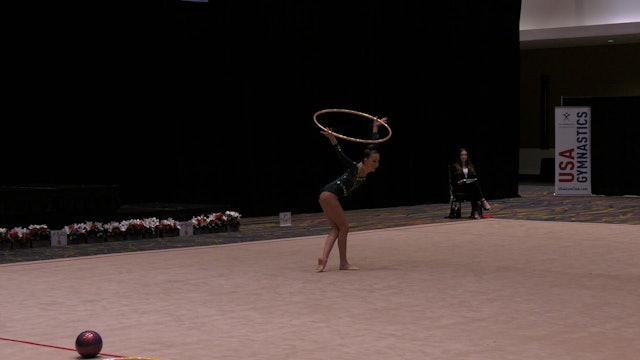 Valentina Moya - Hoop - 2022 Rhythmic Invitational - Junior 2008