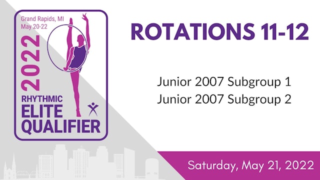 2022 Rhythmic Elite Qualifier Day 1 Session 3