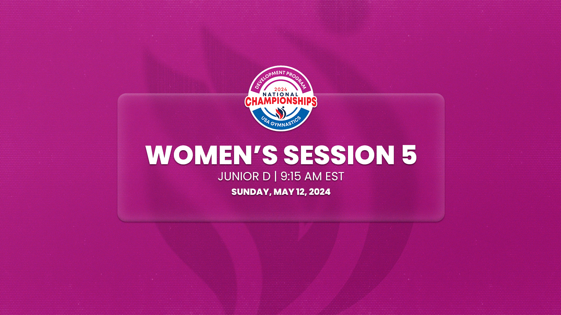Session 5 Junior D - 2024 Women's Development National Championships