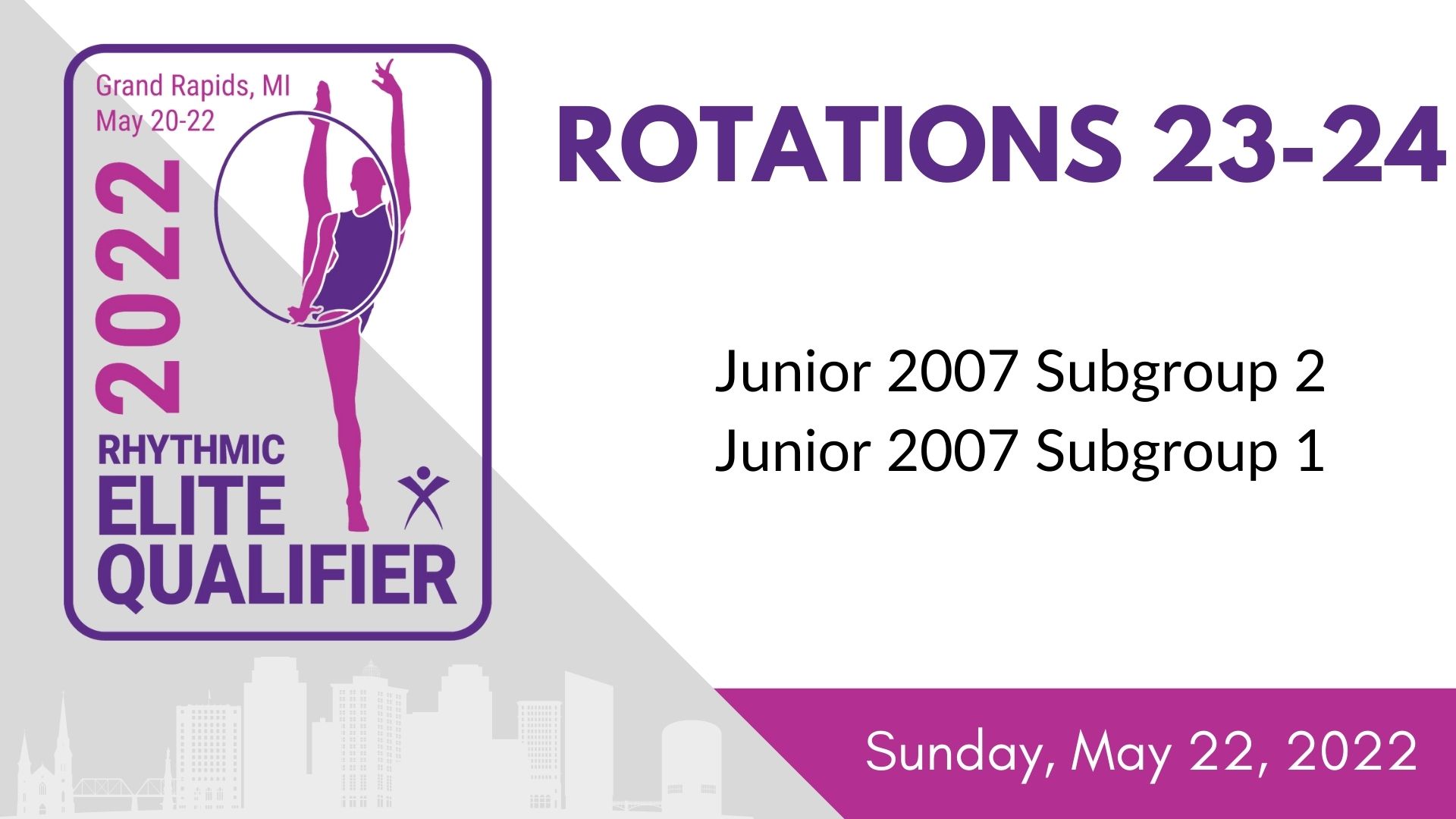 2022 Rhythmic Elite Qualifier Day 2 Session 3