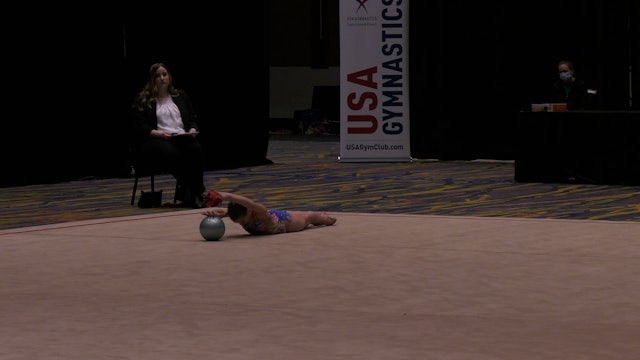 Anya Tarasyuk - Ball - 2022 Rhythmic Invitational - HOPES 2010-2011