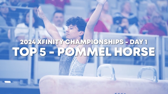 Top 5 Routines - Pommel Horse - Junior Men Day 1 - 2024 Xfinity US Championships