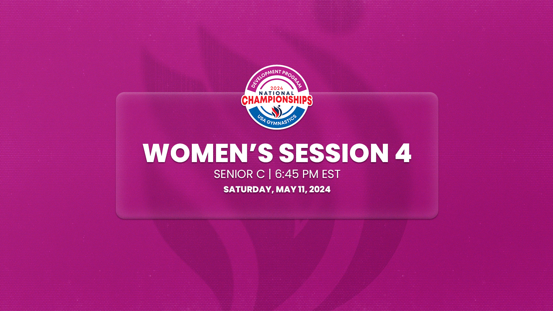 Session 4 Senior C - 2024 Women's Development National Championships