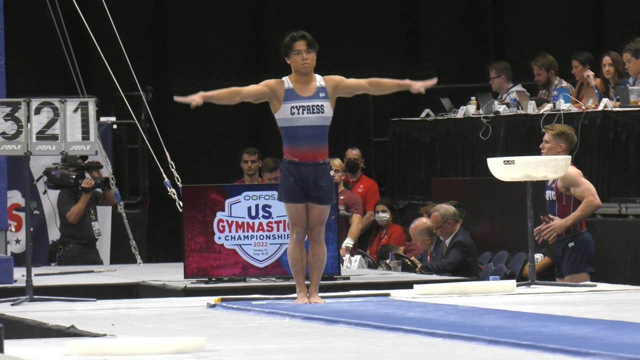 Asher Hong Vault 1 2022 OOFOS Championships Sr Men Day 1 FlipNow