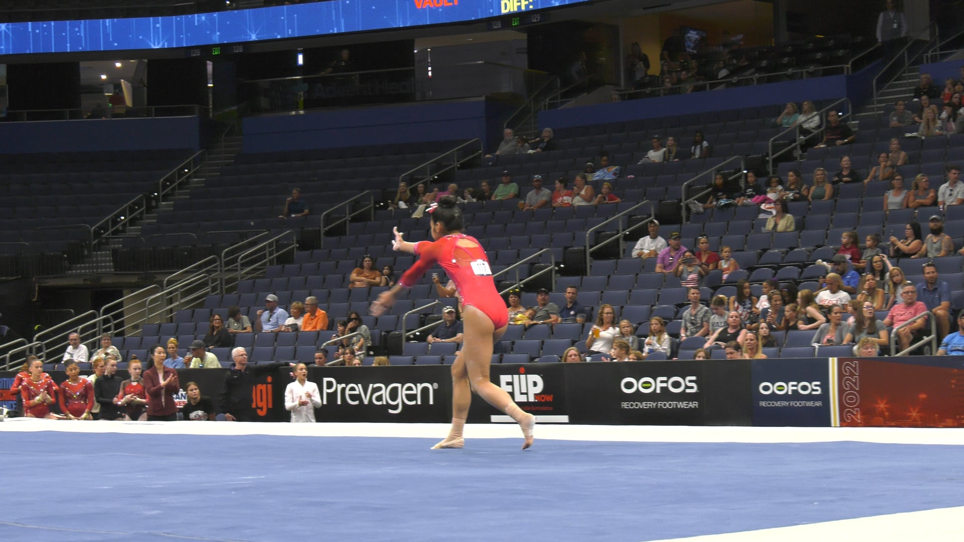 Myli Lew - Floor Exercise - 2022 OOFOS Championships - Jr Women Day 2