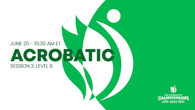 Session 2 - Level 8 -  2023 USA Gymna...