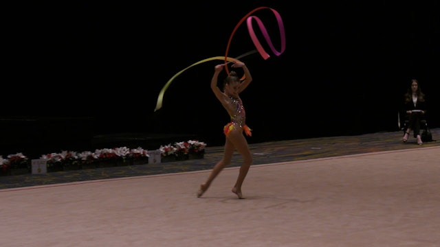 Victoria Gonikman - Ribbon - 2022 Rhythmic Challenge - Junior