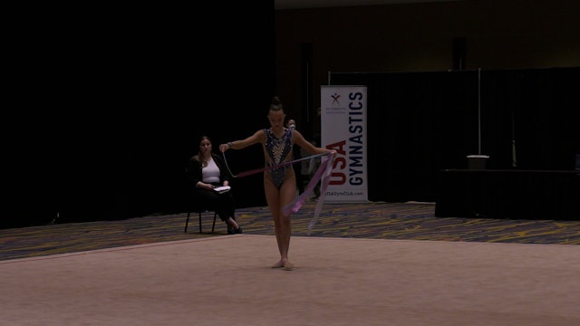 Anastasia Dubinkina - Ribbon - 2022 Rhythmic Invitational - Junior 2009
