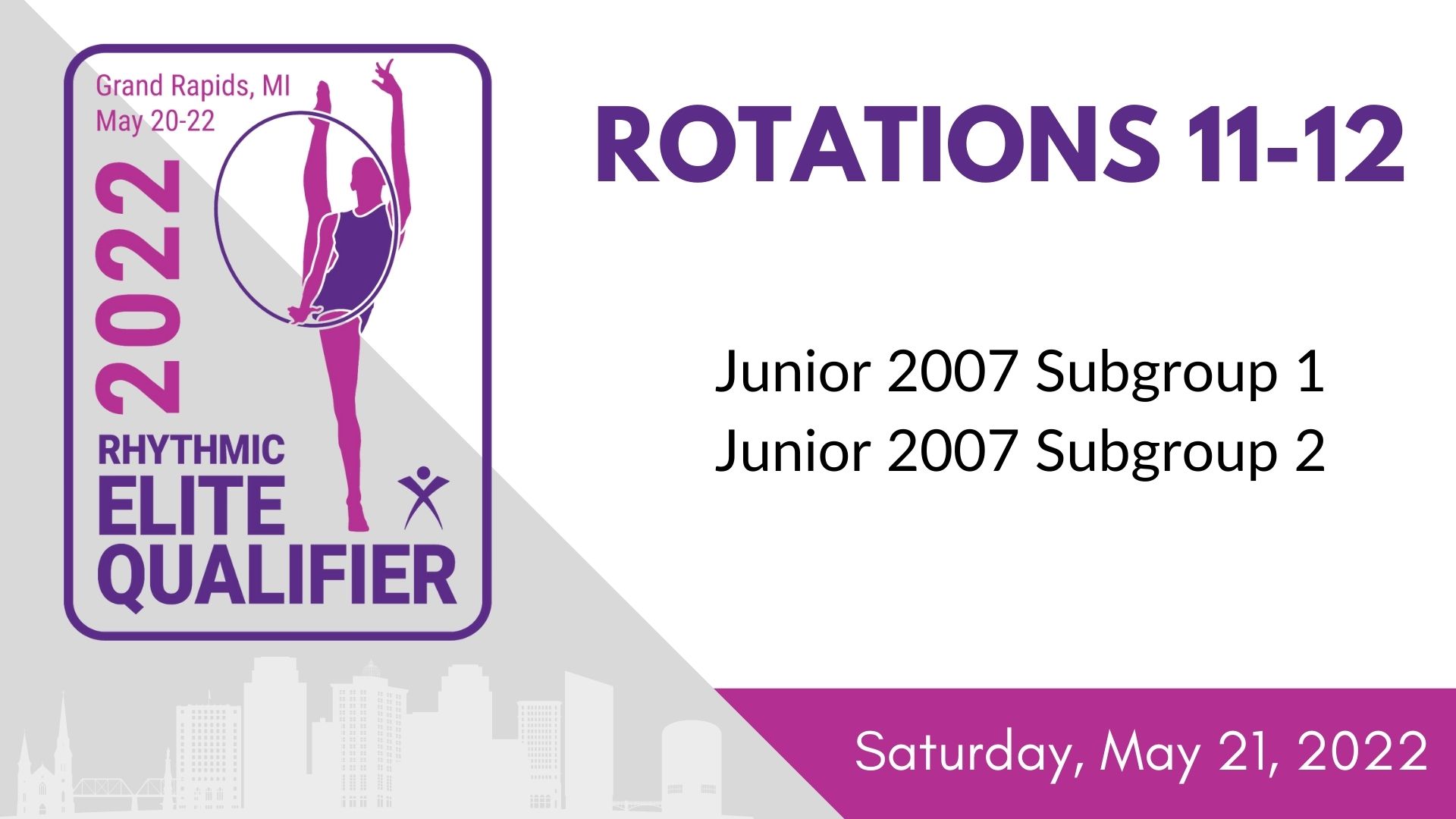 2022 Rhythmic Elite Qualifier Day 1 Session 3