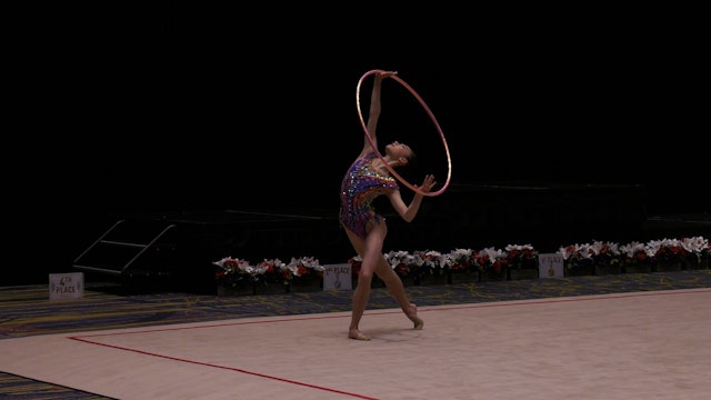 Isabel Borges - Hoop - 2022 Rhythmic Invitational - Junior 2008