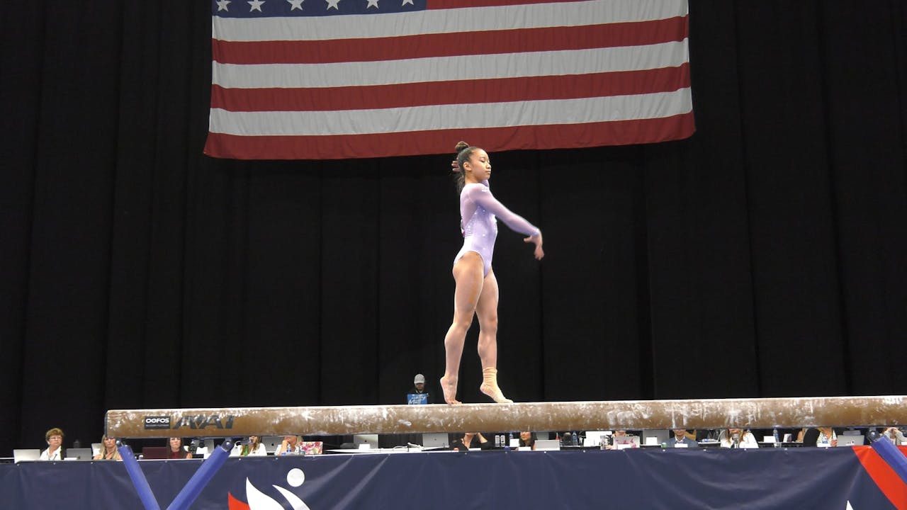 Jayla Hang Balance Beam 2022 OOFOS Championships Jr Women Day 1