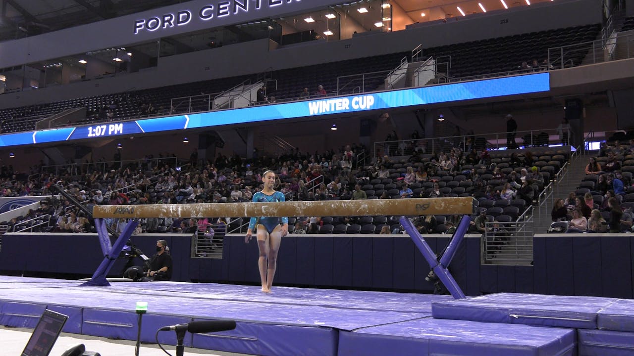 Paityn Walker Balance Beam 2022 Winter Cup Senior Women FlipNow