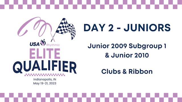 2023 Elite Qualifier - Junior 2009 Group 1 & Junior 2010 Clubs & Ribbon