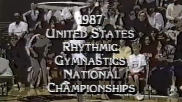 1987 Rhythmic Gymnastics National Championships Broadcast
