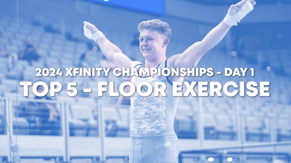 Top 5 Routines - Floor Ex - Junior Men Day 1 - 2024 Xfinity US Championships