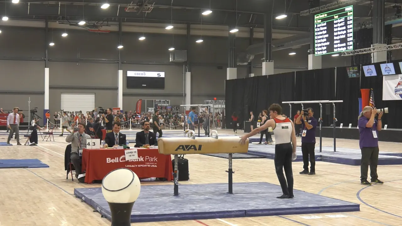 Zack McCue - Pommel Horse - 2022 GymACT Championships - FlipNow
