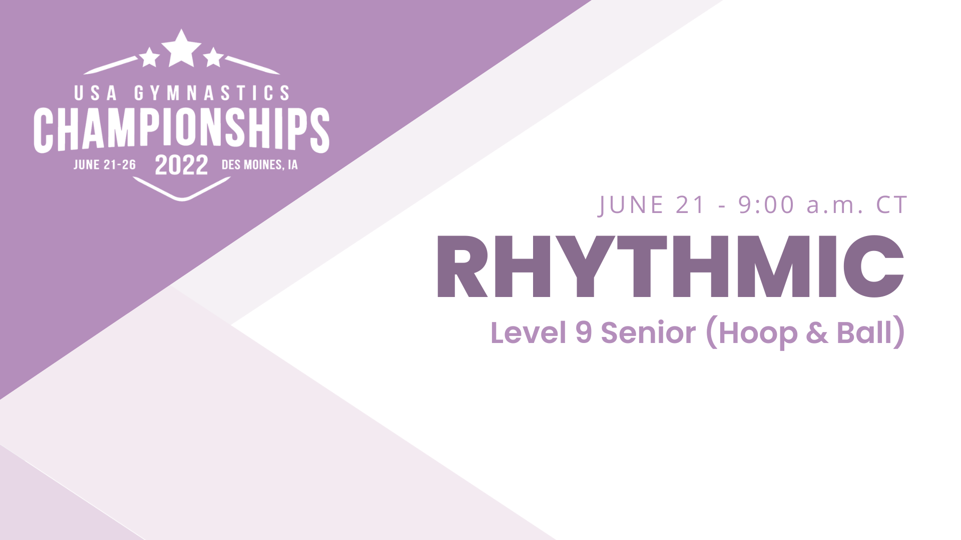 Level 9 Senior (Hoop & Ball) - Part 1 - 2022 USA Gymnastics Championships