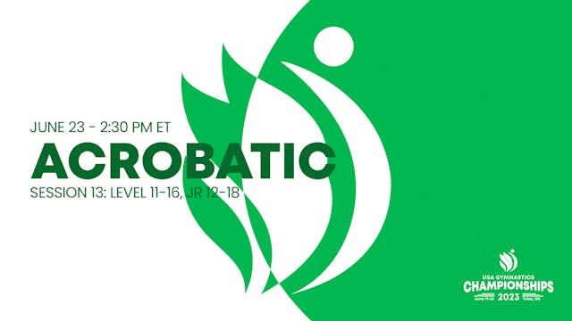 Session 13 - Level 11-16 & Jr. 12-18 ...