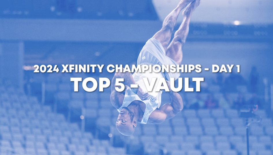 Top 5 Routines - Vault - Senior Men Day 1 - 2024 Xfinity US Championships