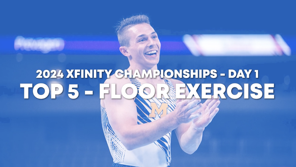 Top 5 Routines - Floor Ex. - Senior Men Day 1 - 2024 Xfinity US Championships