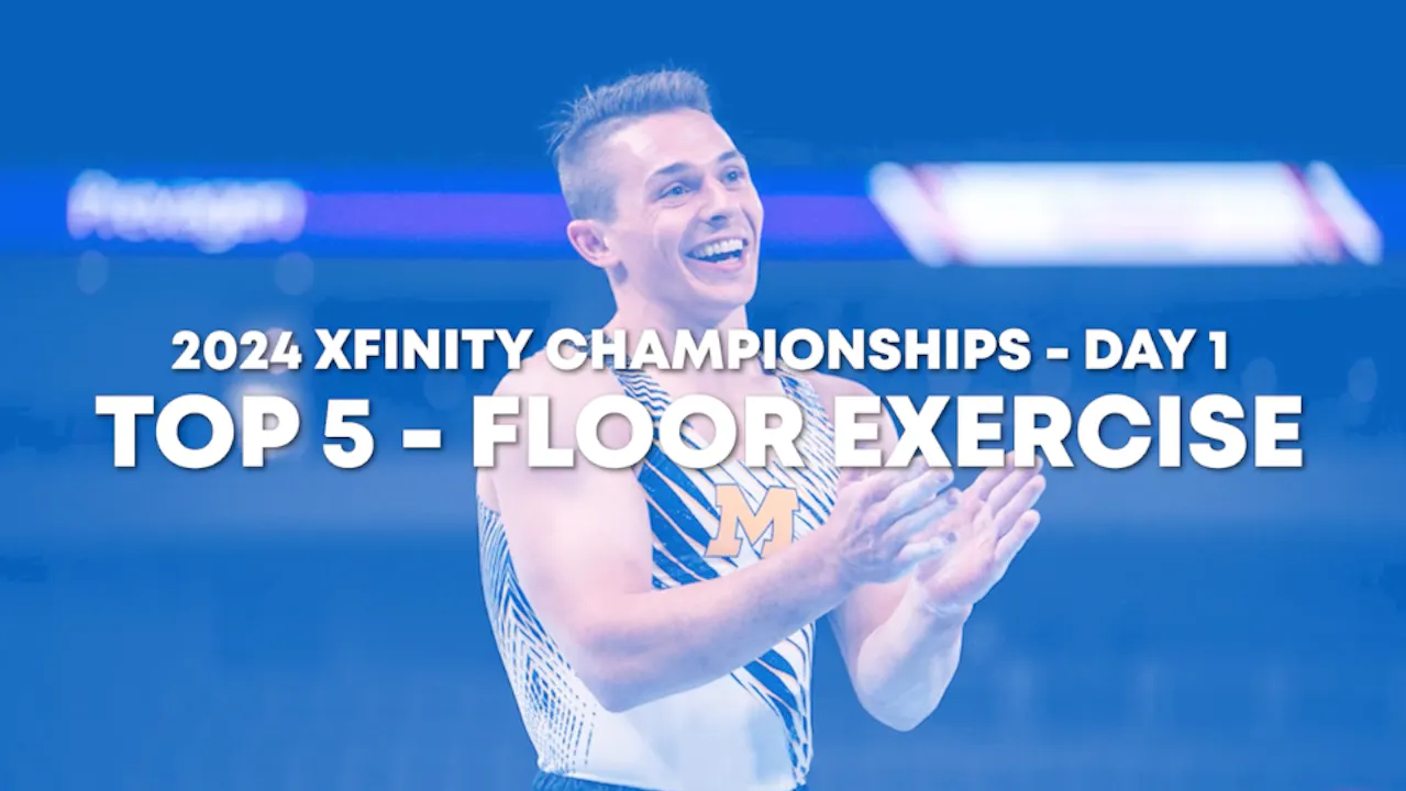 Top 5 Routines - Floor Ex. - Senior Men Day 1 - 2024 Xfinity US ...