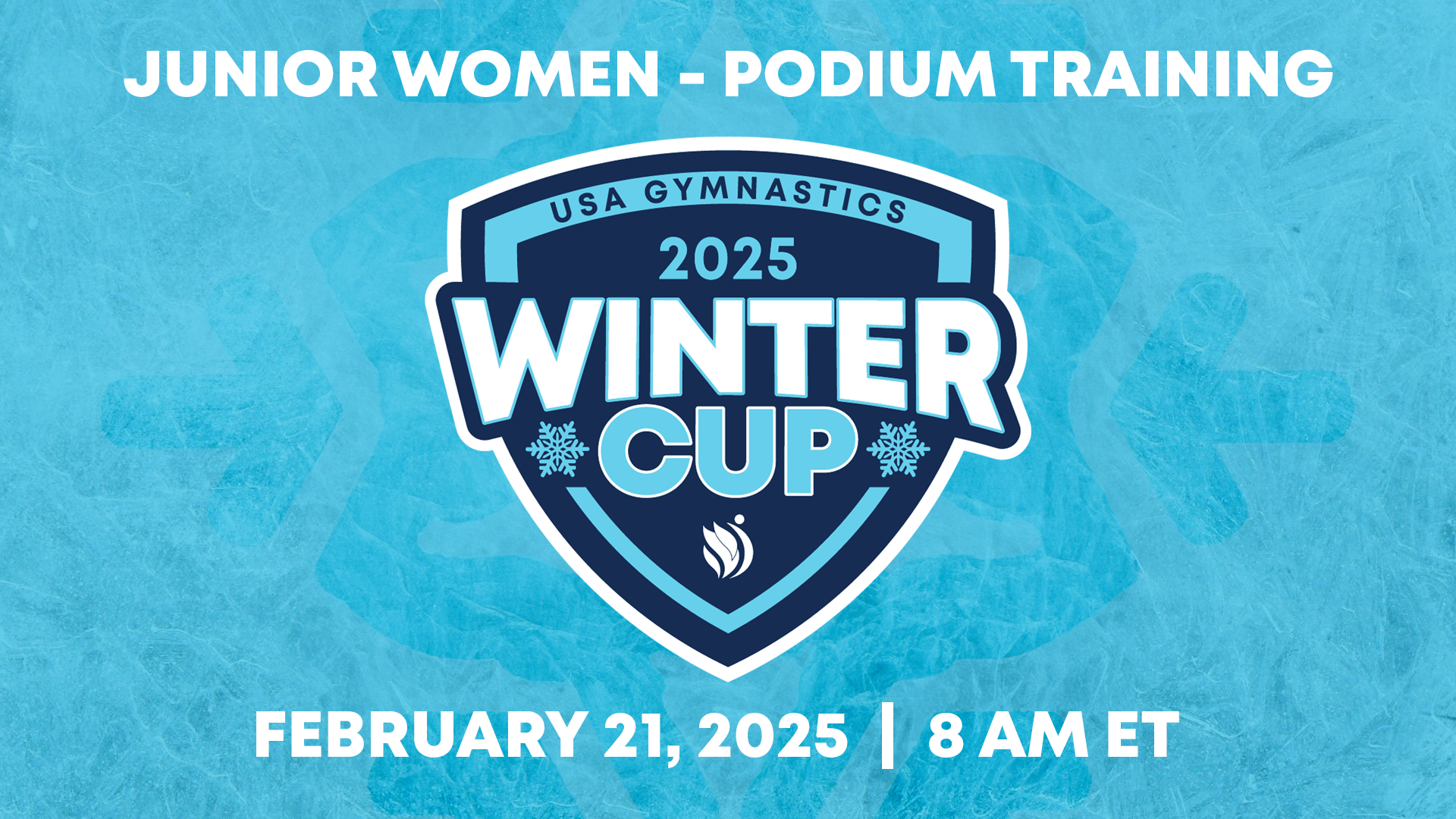 Junior Women Podium Training - 2025 Winter Cup