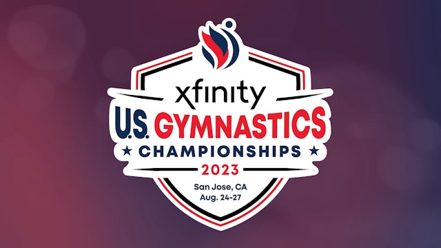 2023 Xfinity U.S. Championships - Senior Men Day 2 - Videoboard