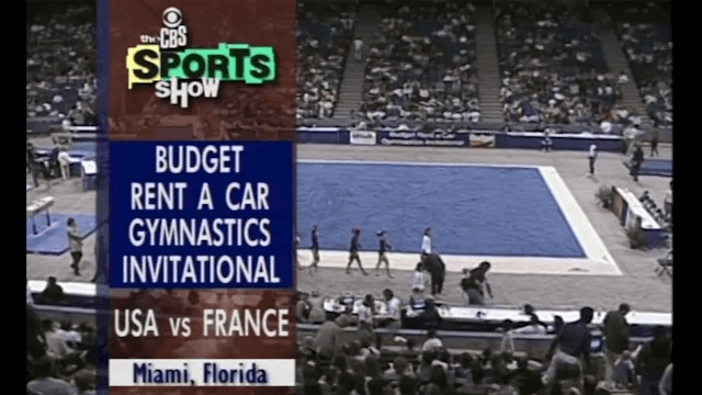 1996 Budget Rent-A-Car Gymnastics Invitational - USA vs France - Broadcast