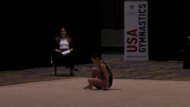 Sophie Hao - Clubs - 2022 Rhythmic In...