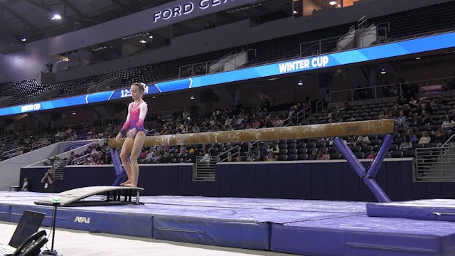Claire Pease - Balance Beam - 2022 Wi...