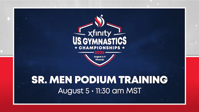 Sr. Men Podium Training - 2026 Xfinity U.S. Championships