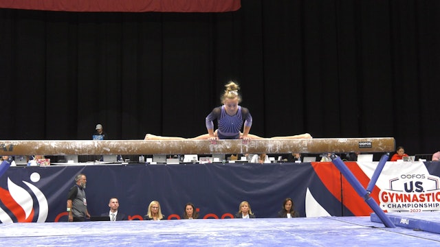 Audrey Snyder - Balance Beam - 2022 OOFOS Championships - Jr Women Day 1