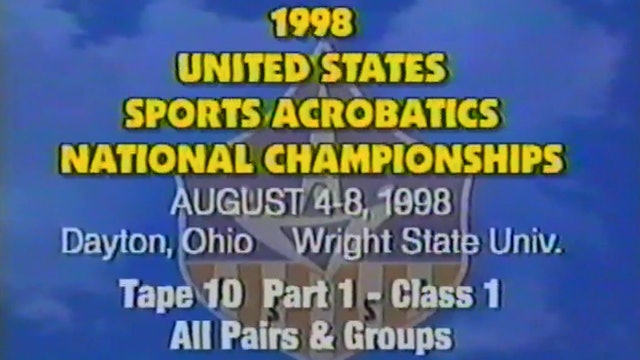 All Pairs & Groups - Part 1 - 1998 U.S.S.A. Championships