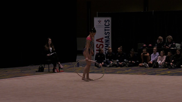 Lauren Kramer - Hoop - 2022 Rhythmic Challenge - Junior