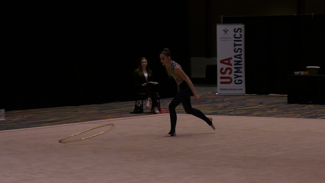 Emma Bukatar - Hoop - 2022 Rhythmic Invitational - Junior 2008