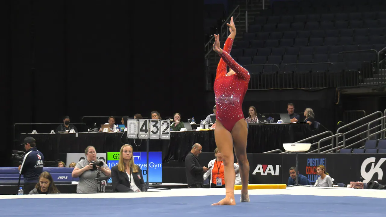 Madray Johnson - Floor Exercise - 2022 OOFOS Championships - Jr Women ...
