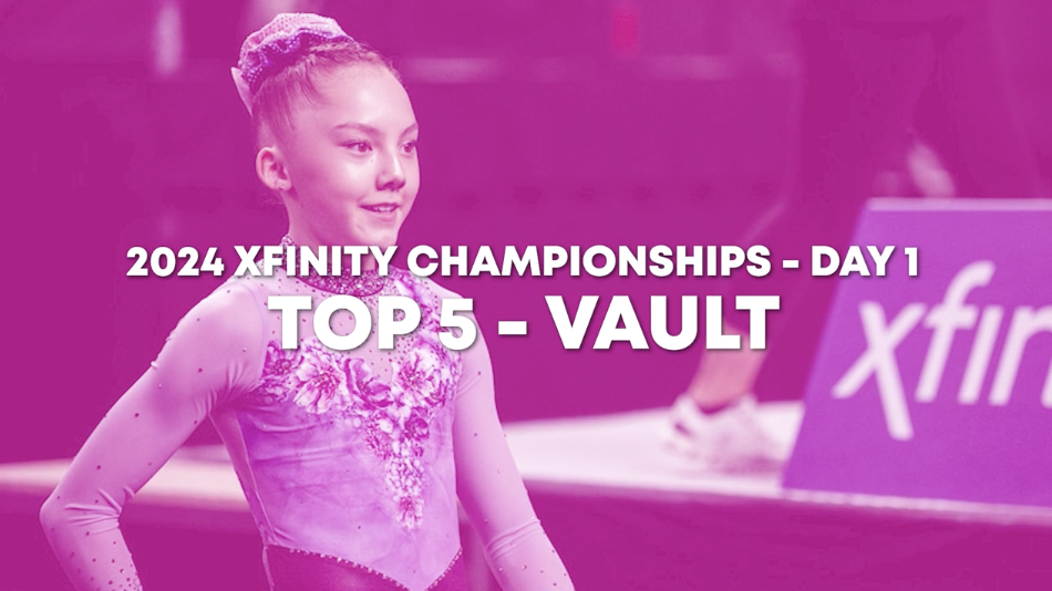Top 5 Routines - Vault - Junior Women Day 1 - 2024 Xfinity US Championships